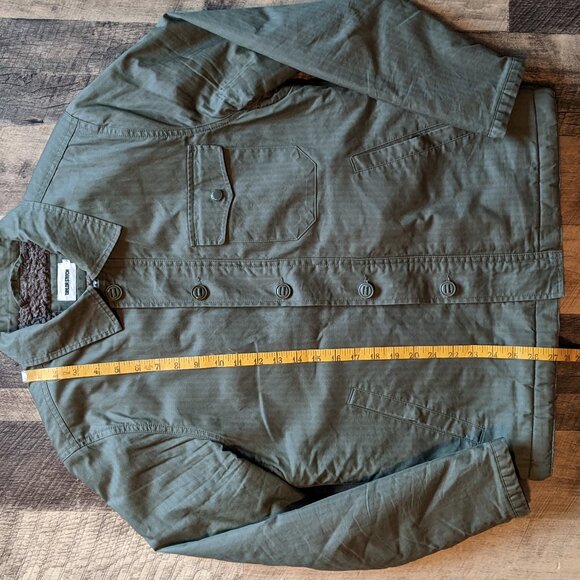 Taylor Stitch Sherpa Lined Watts Jacket Olive Green Small - Picture 7 of 9